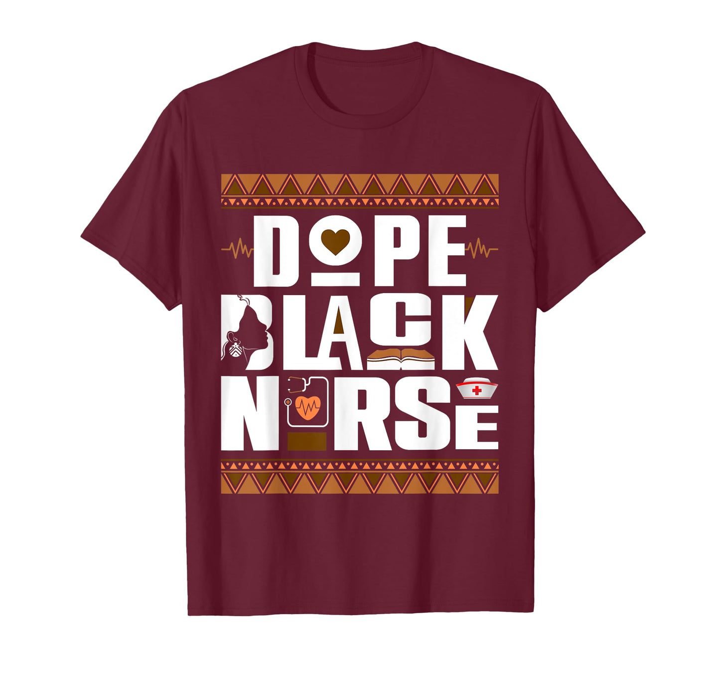 Unapologetically Dope Black Nurse Melanin Pride Nursing T-Shirt