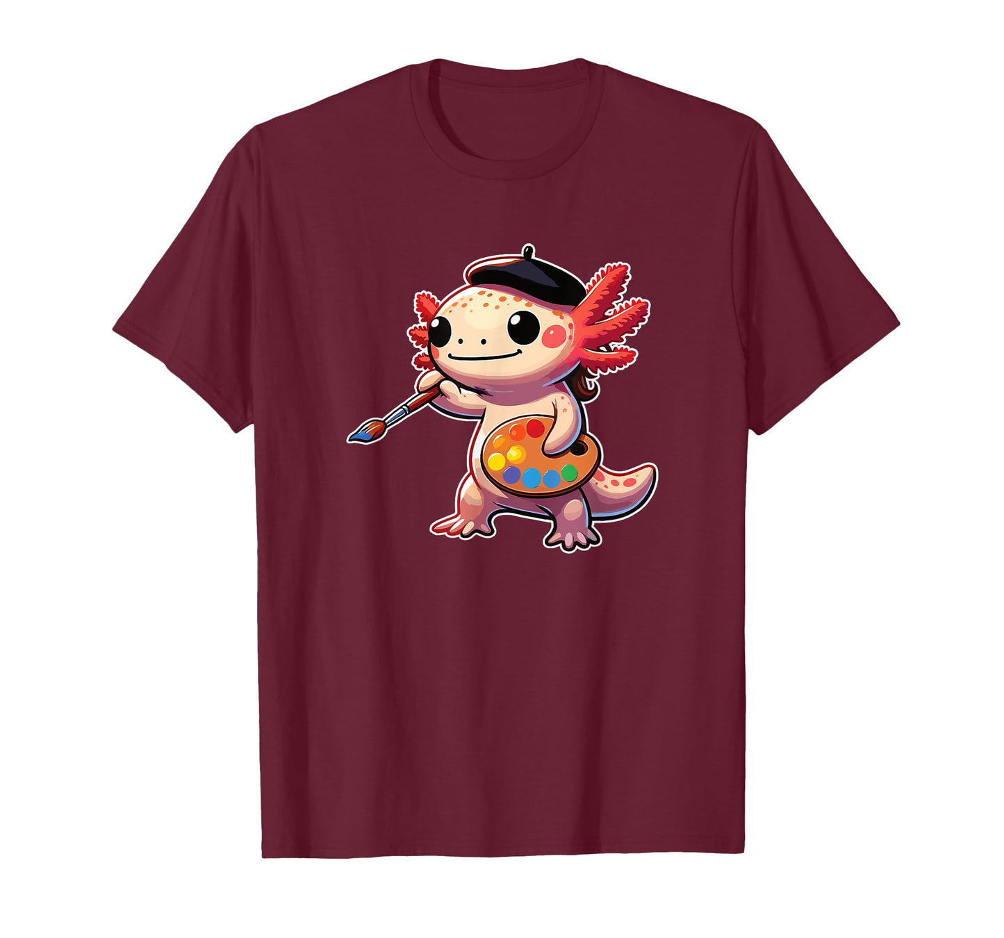 Painter Art Artist Axolotl T-Shirt
