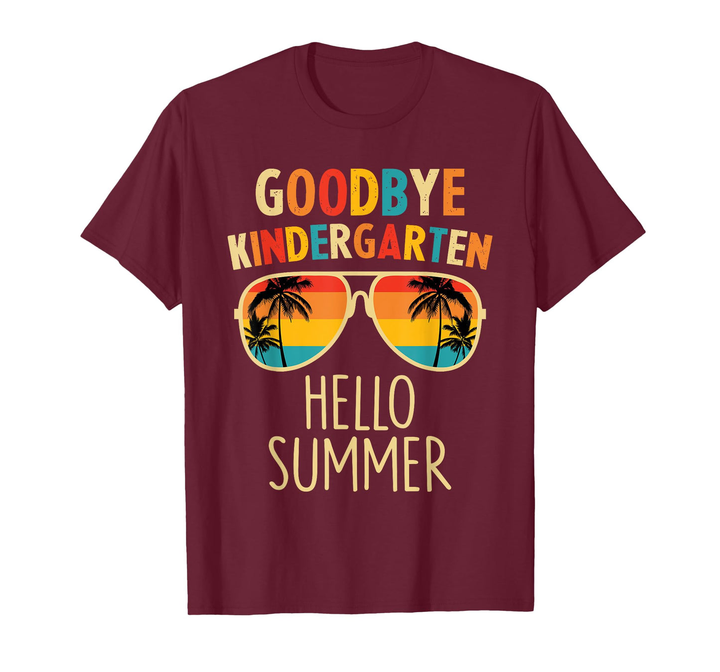 Goodbye Kindergarten Hello Summer Last Day Graduation Boys T-Shirt