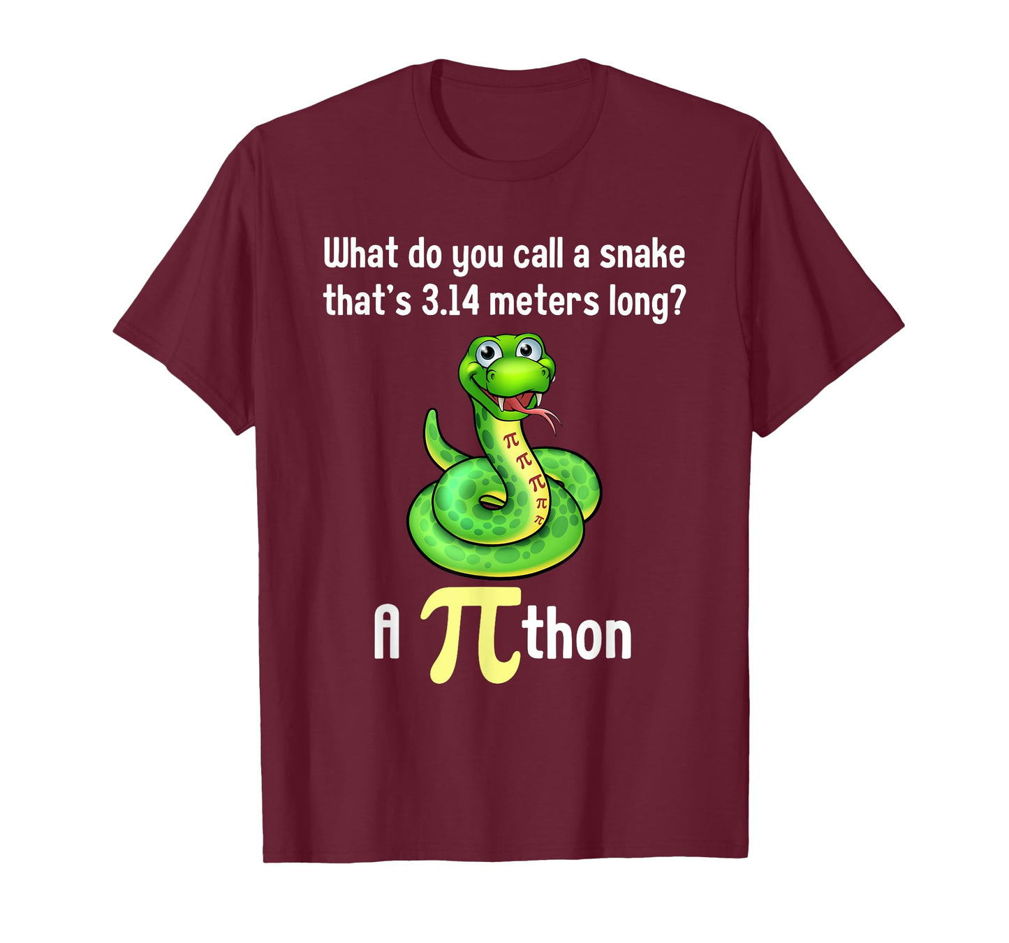 Funny Pi day Puns Pithon Math Teacher Jokes Women Men Kids T-Shirt