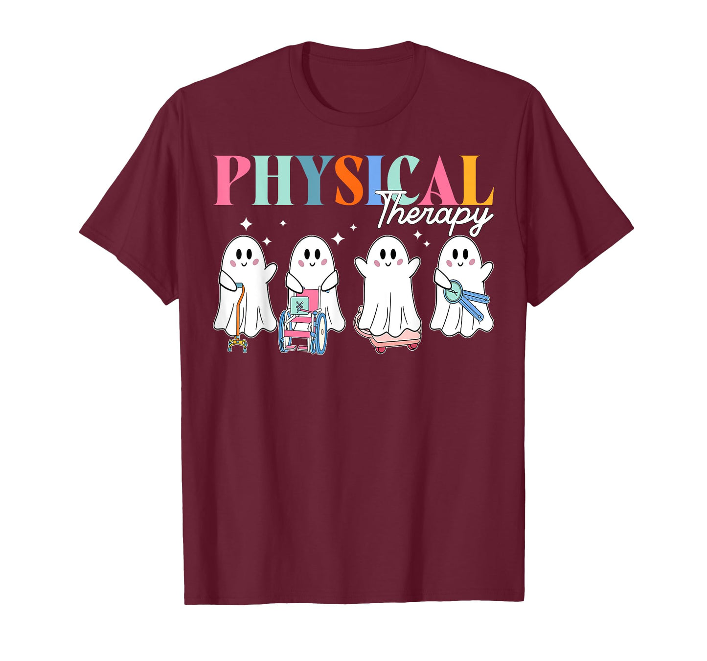 Funny Shirt Pt Halloween Physical Therapy Ghosts T-Shirt
