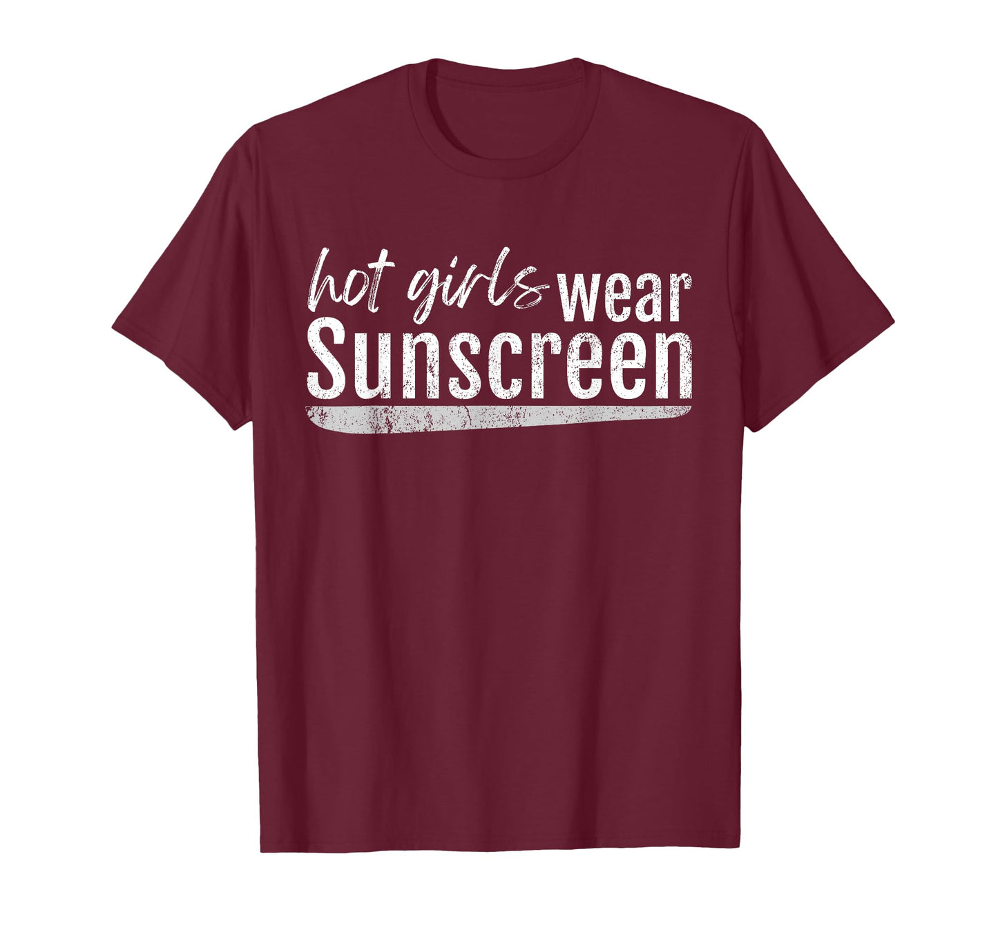 Vintage Hot Girls Wear Sunscreen Dermatology Esthetician SPF T-Shirt