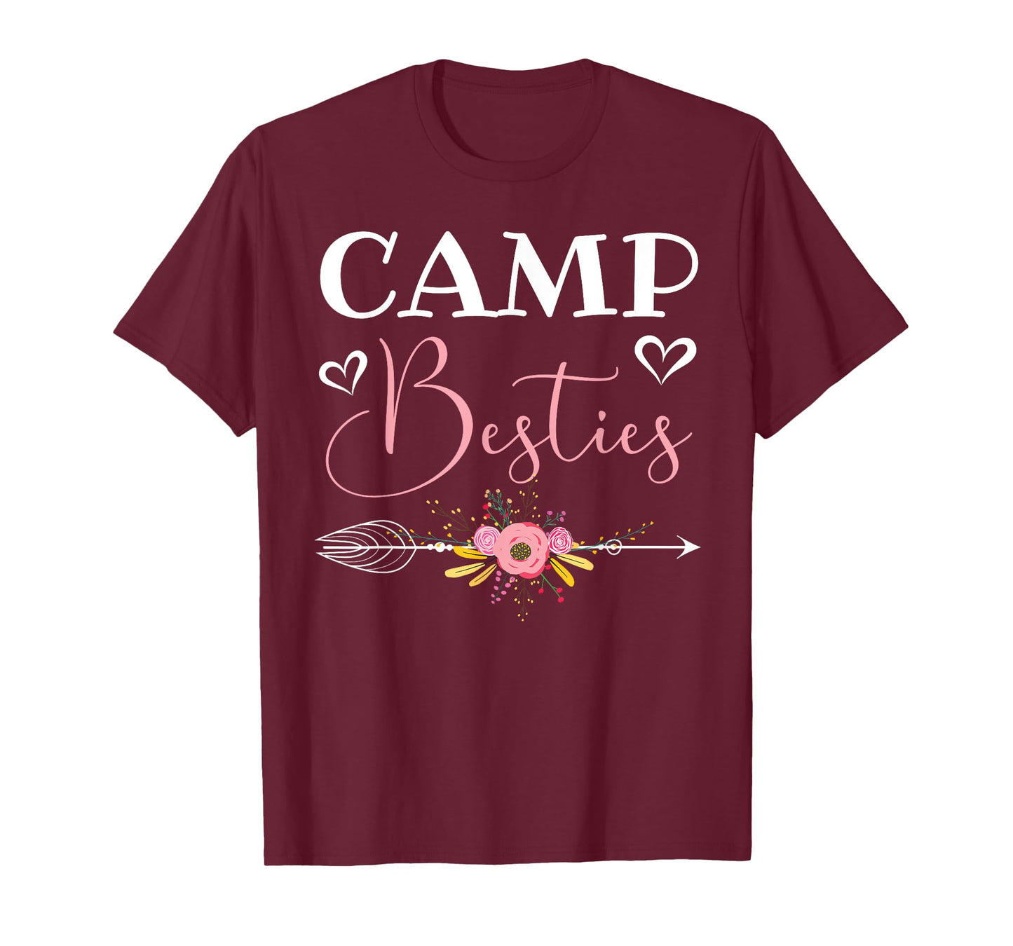 Camp Besties Love Pink Best Friend T-Shirt