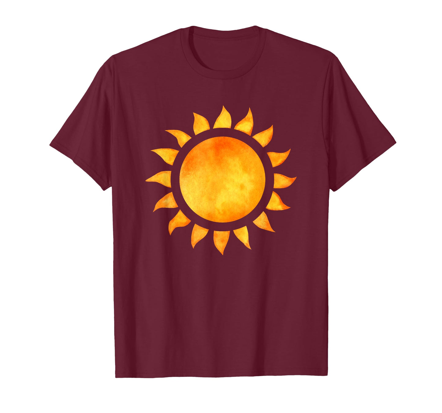 The Sun Painted with Sun Rays Sunshine T-Shirt