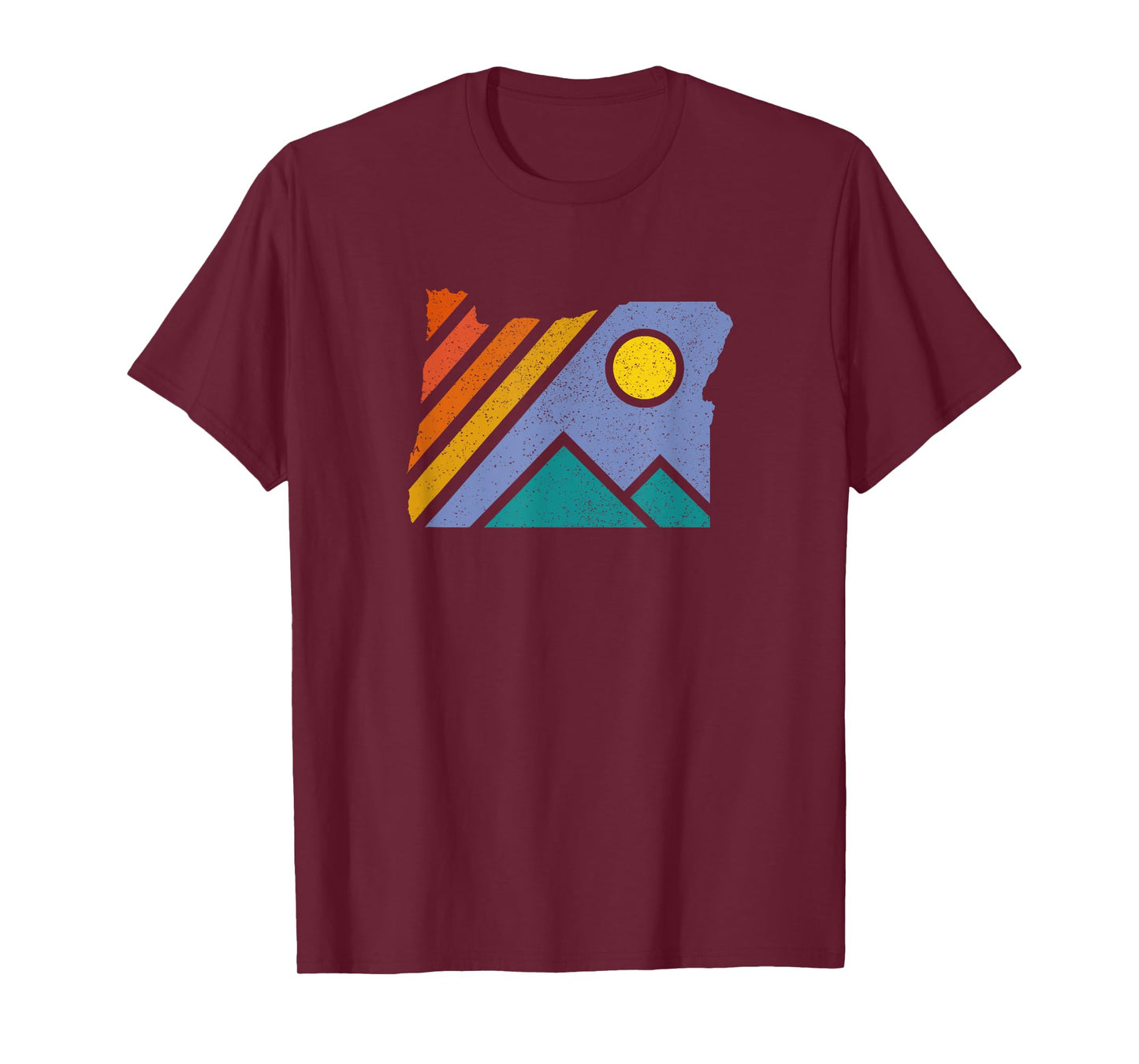 Retro Vintage Oregon Throwback mountains shirt and gift T-Shirt