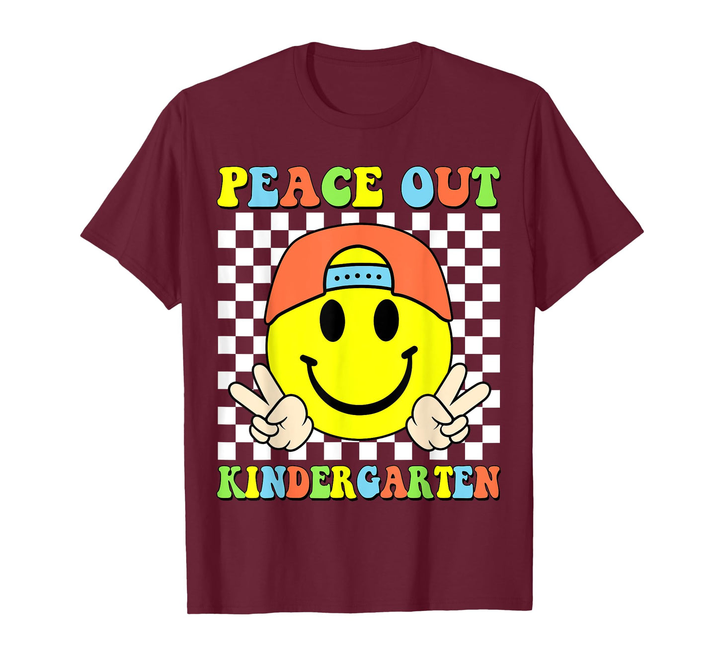 Peace Out Kindergarten Boys Kid Graduate Last Day Of School T-Shirt
