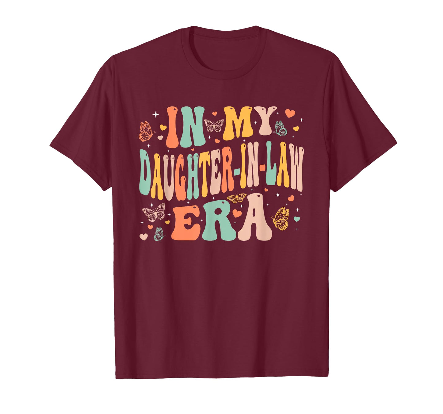 Retro Groovy In My Daughter-In-Law Era Mother's Day Girls T-Shirt