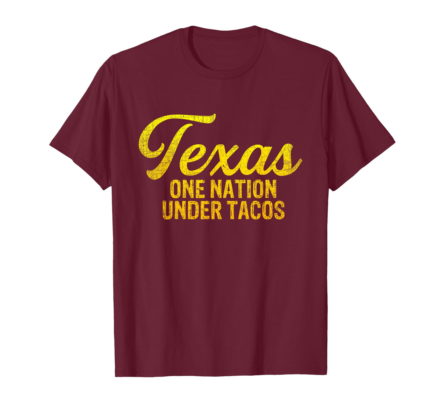 Texas One Nation Under Tacos - Funny Texas Taco Lovers T-Shirt