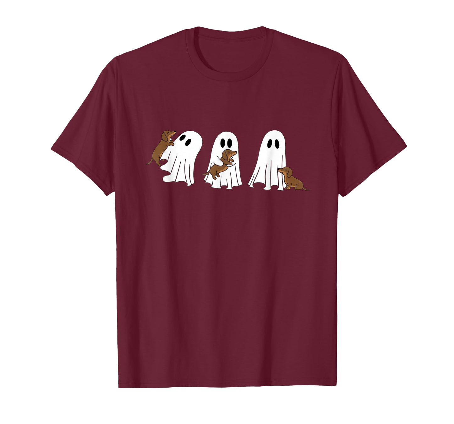 Dachshund Skeleton Funny Halloween Wiener Dog T-Shirt