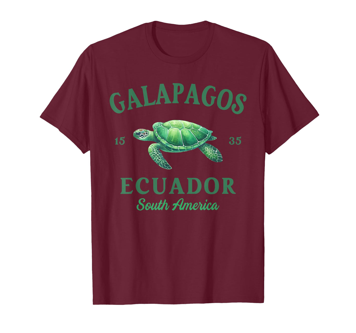 Galapagos Islands Ecuador Galapagos Travel Tortoise T-Shirt