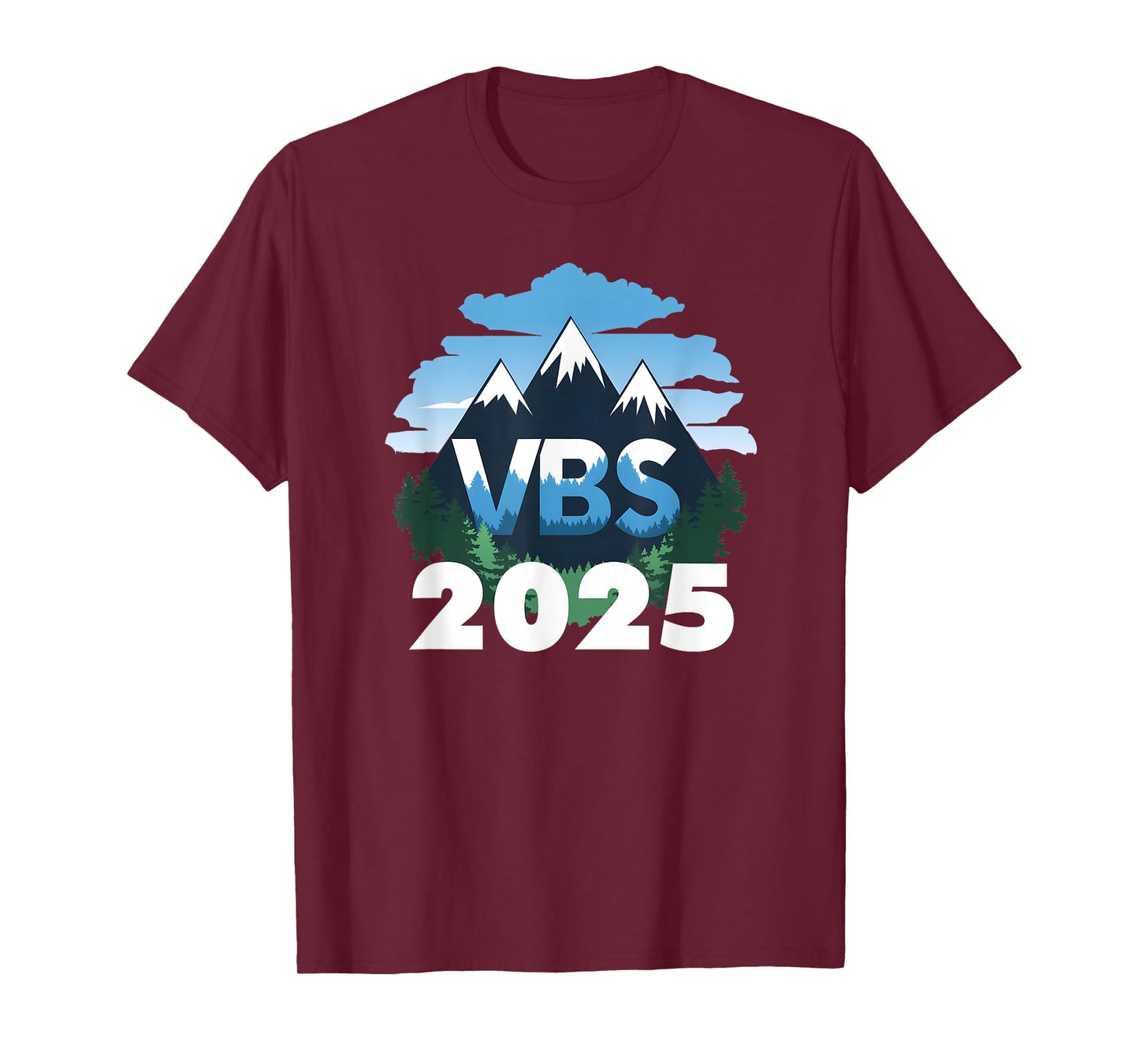 VBS Team 2025 Vacation Bible School Mountain Nature VBS T-Shirt