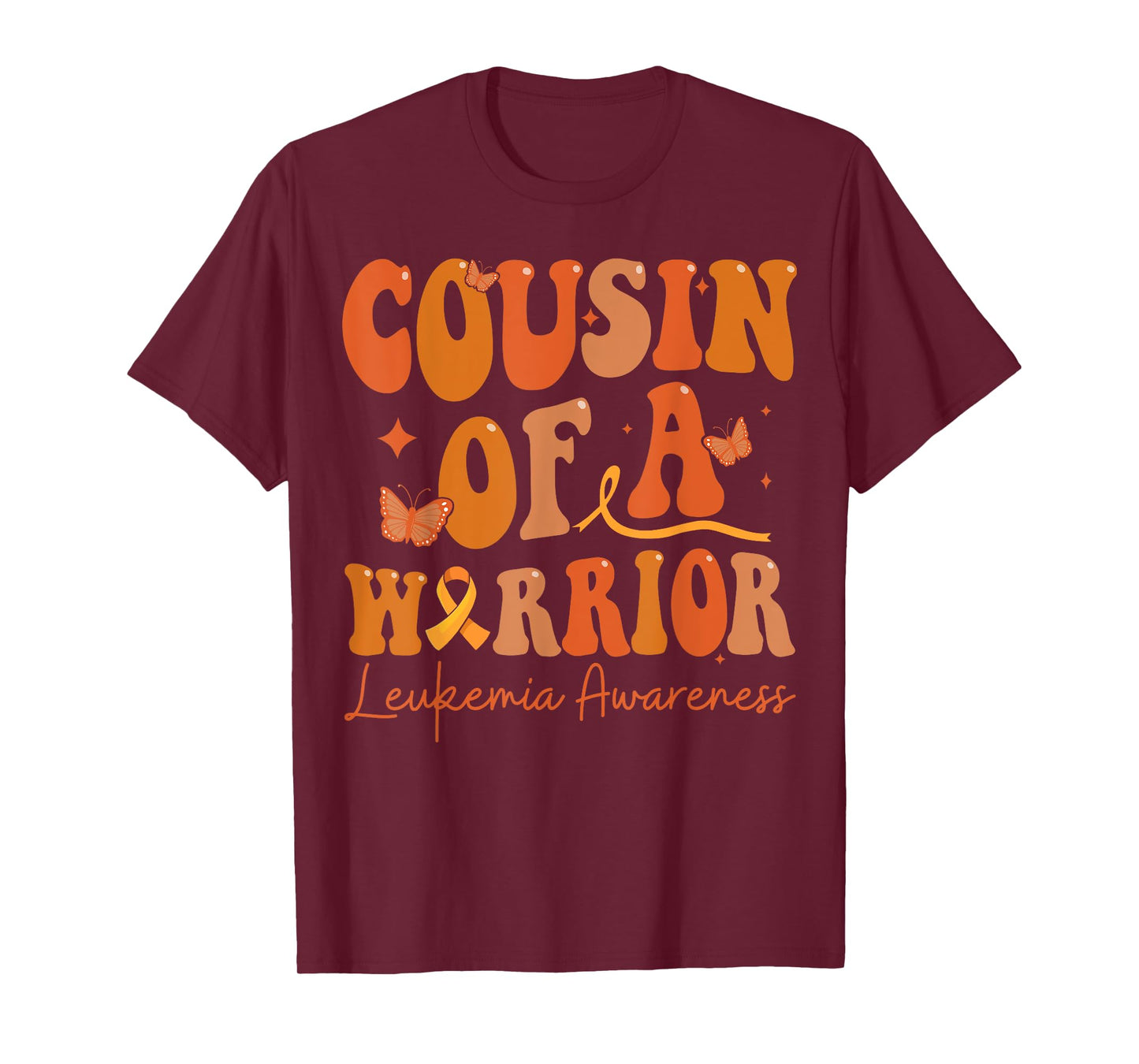 Cousin Of A Warrior Leukemia Awareness Family Matching T-Shirt