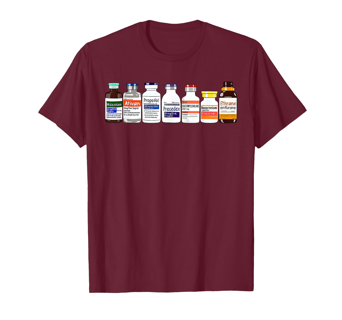 ICU Nurse Pharmacy Intensive Critical Care Black Women's Modern Classic ICU Nurse Propofol T-Shirt