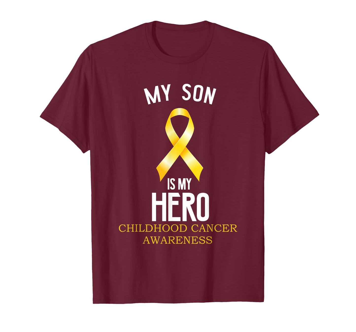Childhood cancer awareness My Son is my hero T-Shirt