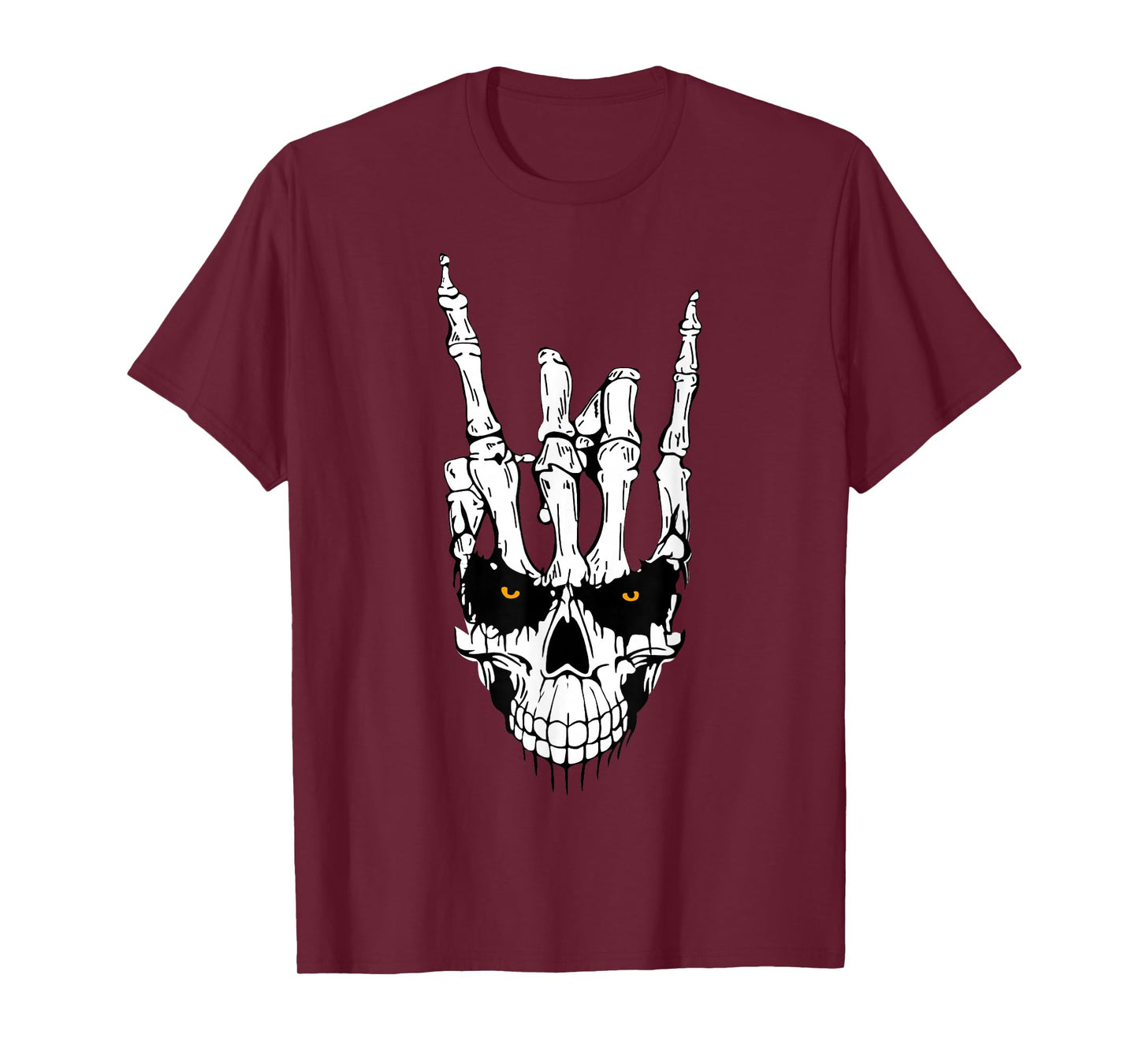 Punk Rock Skeleton Cool Rocker Halloween Shirt Men Boys Kids T-Shirt