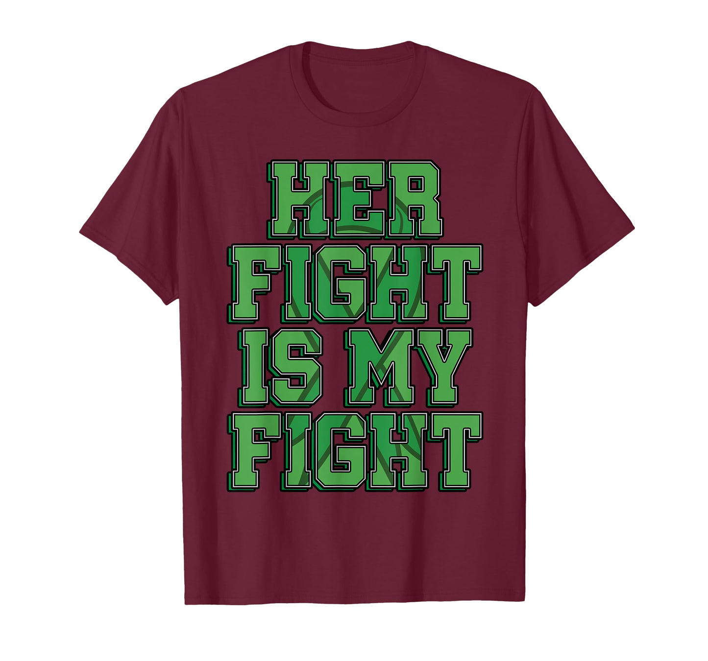 Her Fight Is My Fight Bile Duct Cancer Awareness Gift Idea T-Shirt