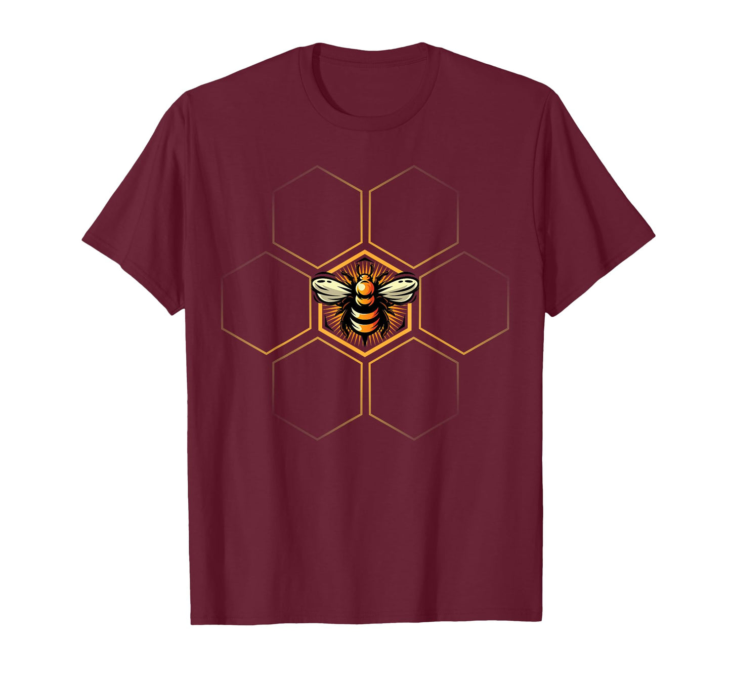 Beekeeper Shirt, Beekeeping - Honeycomb Love For Bees T-Shirt