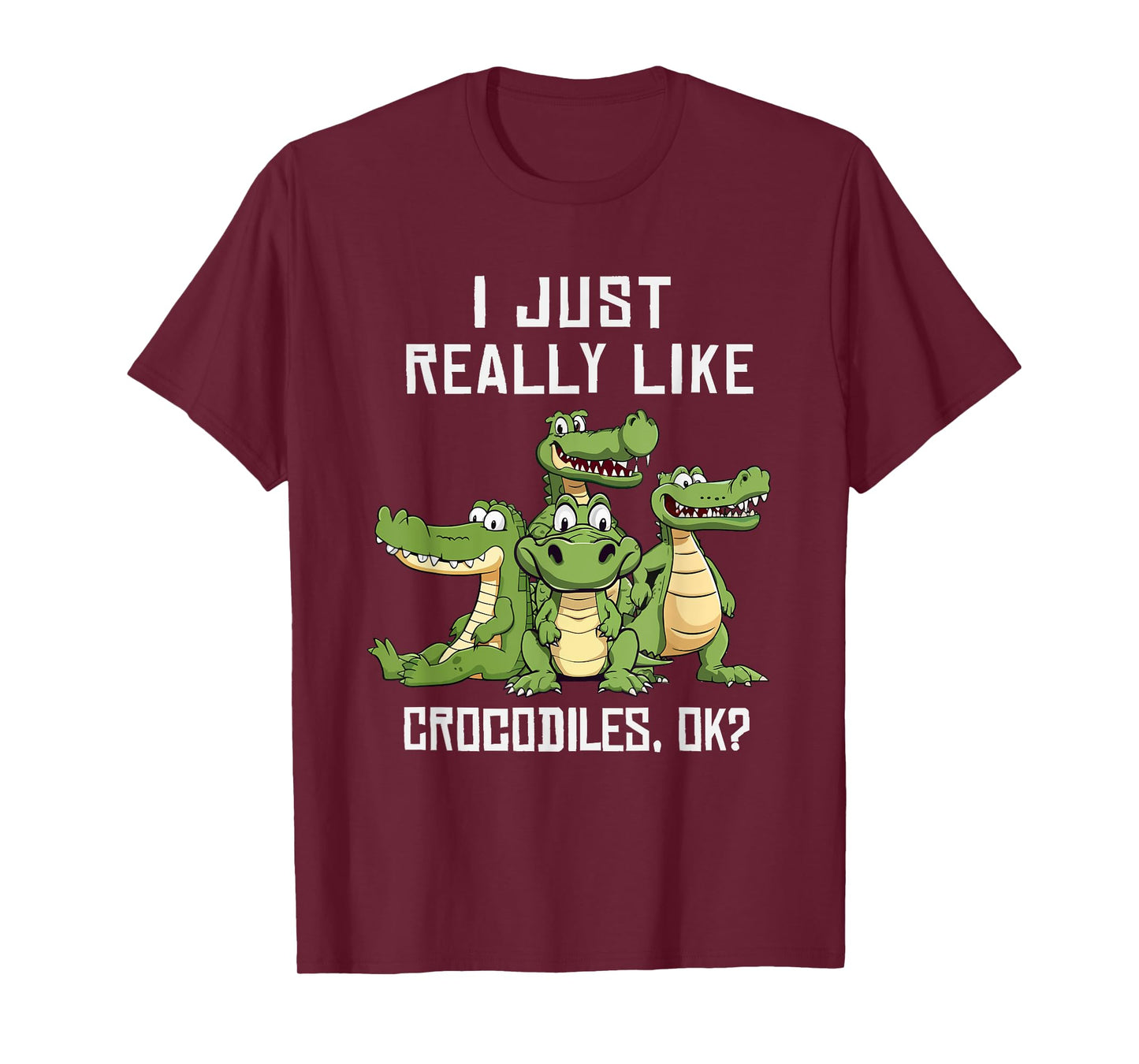 Crocodile Lover Women Alligator Kids Cute Crocodiles T-Shirt