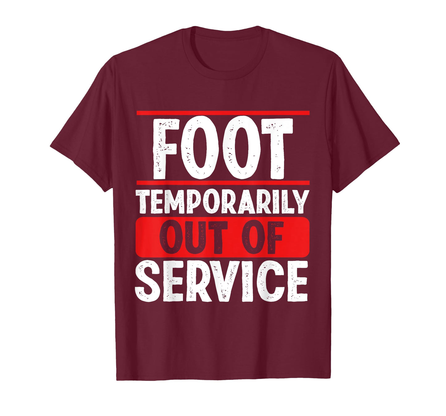 Get well soon Broken Foot Funny Broken Foot Recovery T-Shirt