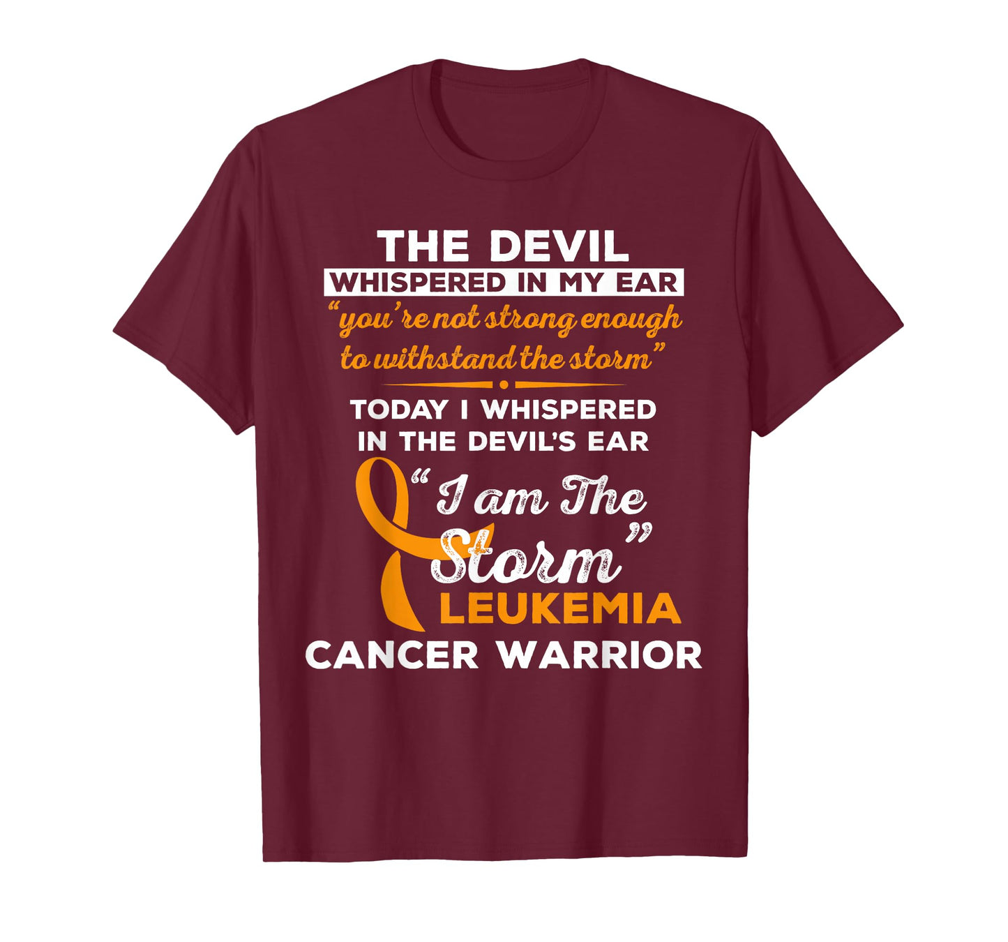 I Am the Storm Leukemia Cancer Warrior T-Shirt T-Shirt