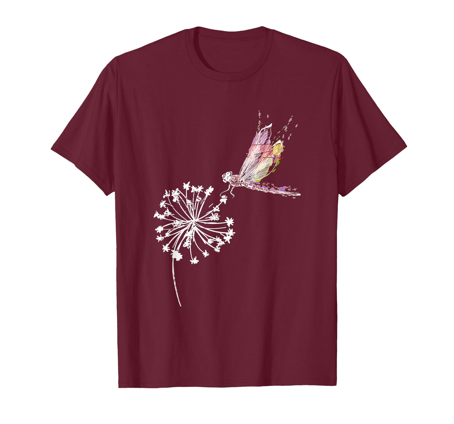 Dandelion Dragonfly Wildlife Gift Insect Dragonfly T-Shirt