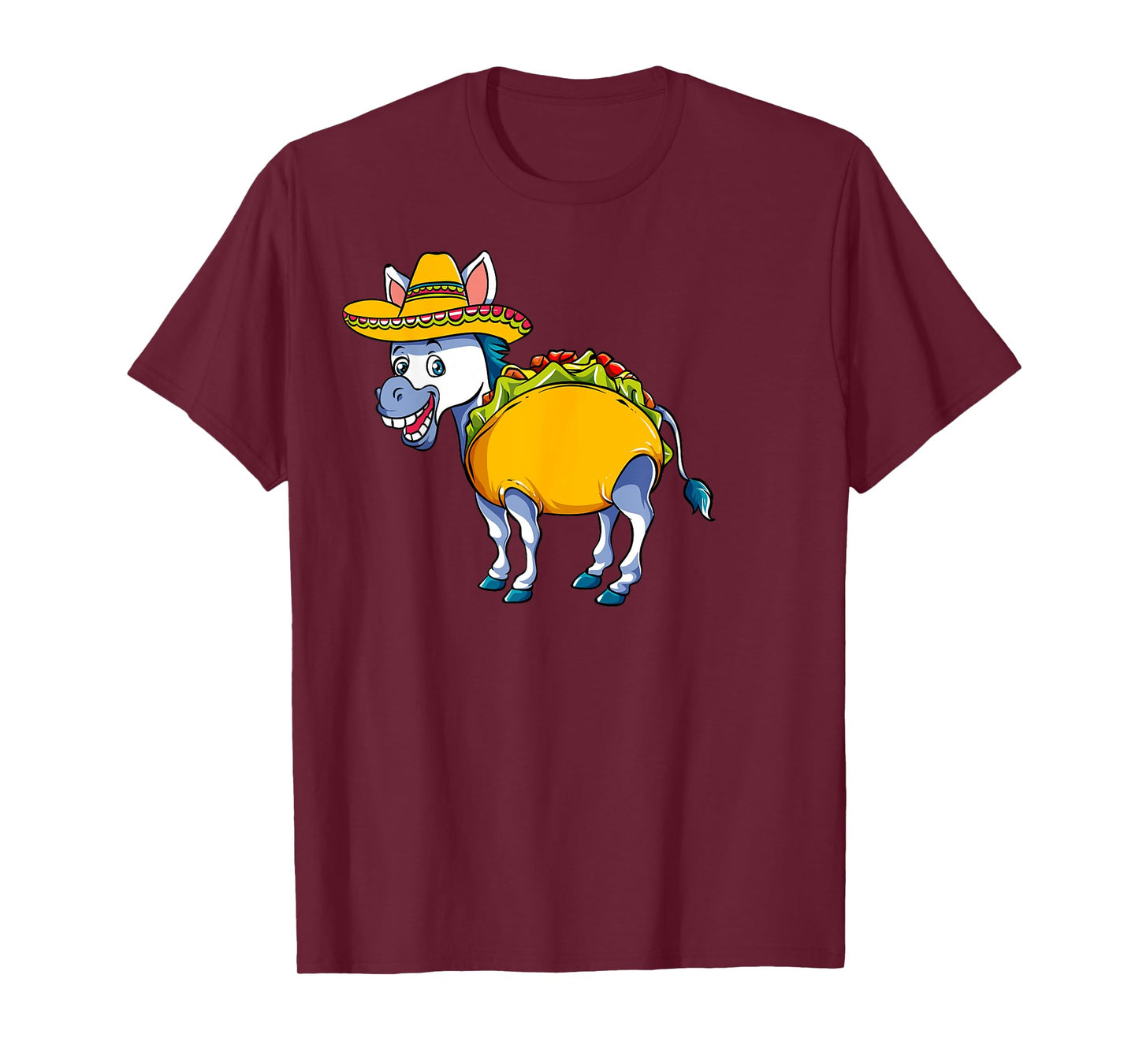 Donkey Taco Hilarious Burro Design for Cinco de Mayo T-Shirt