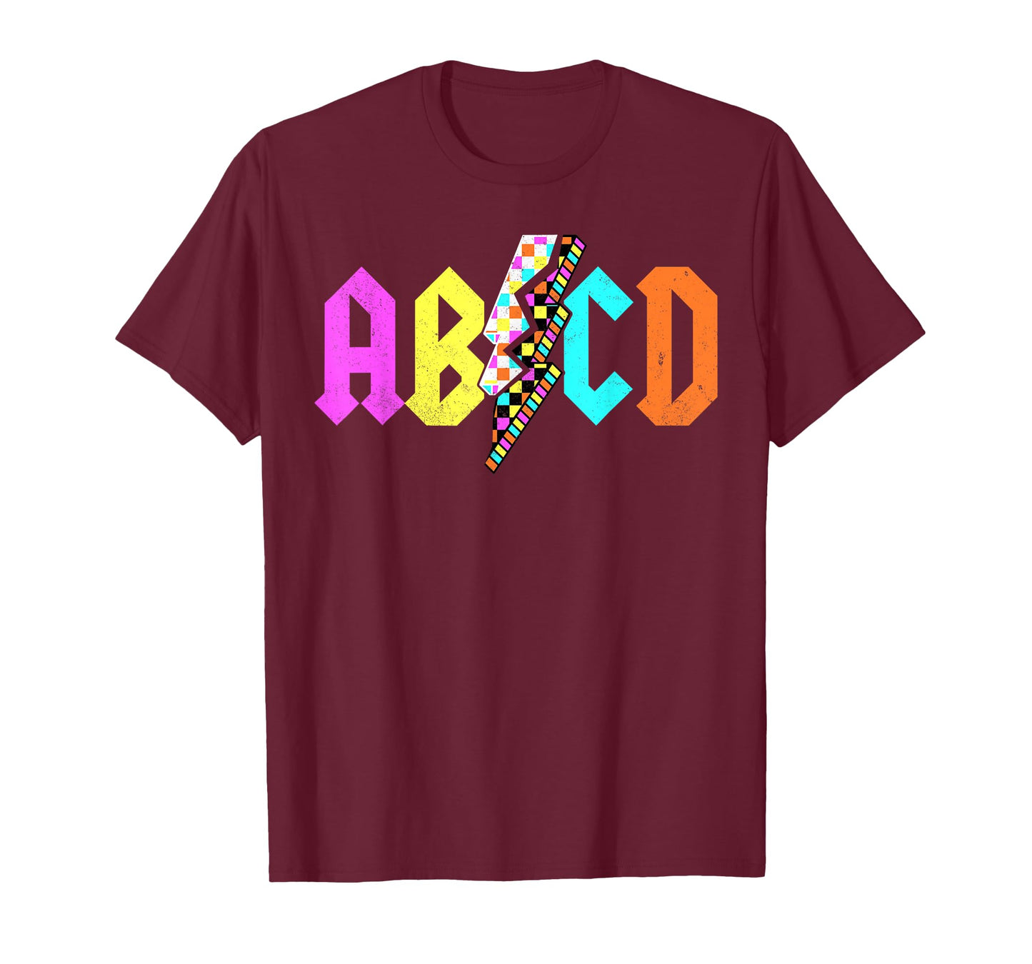 Rock ABCD Back To School ABCD Teacher Back To School Kids T-Shirt