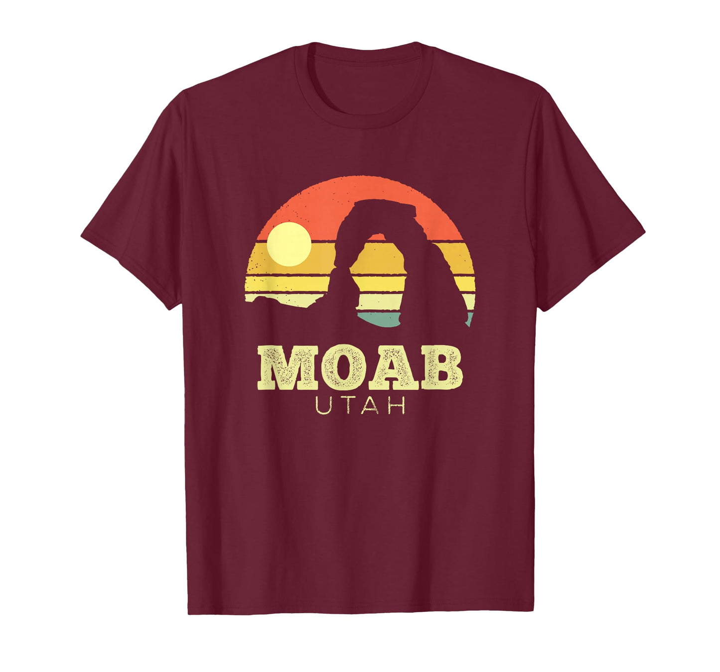 Moab Utah Vintage Sunset Arches Adventure Outdoors T-Shirt
