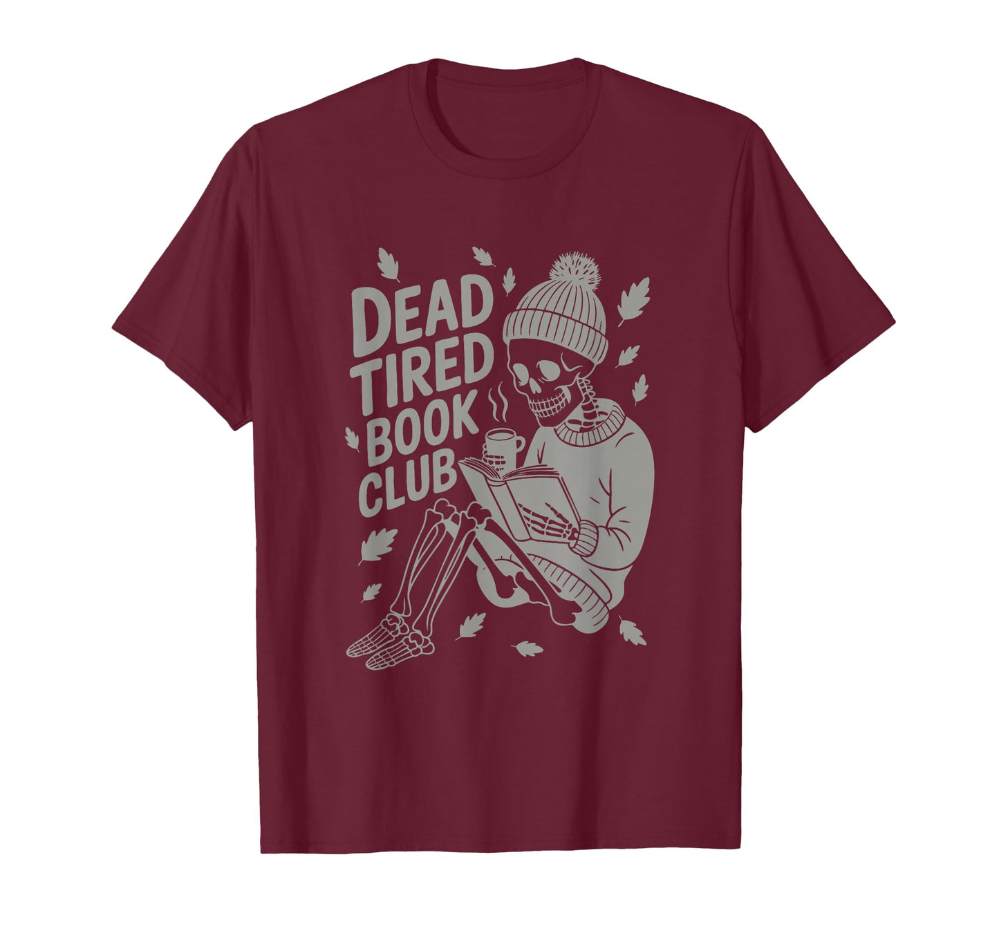 Dead Tired Book Club Skeleton T-Shirt