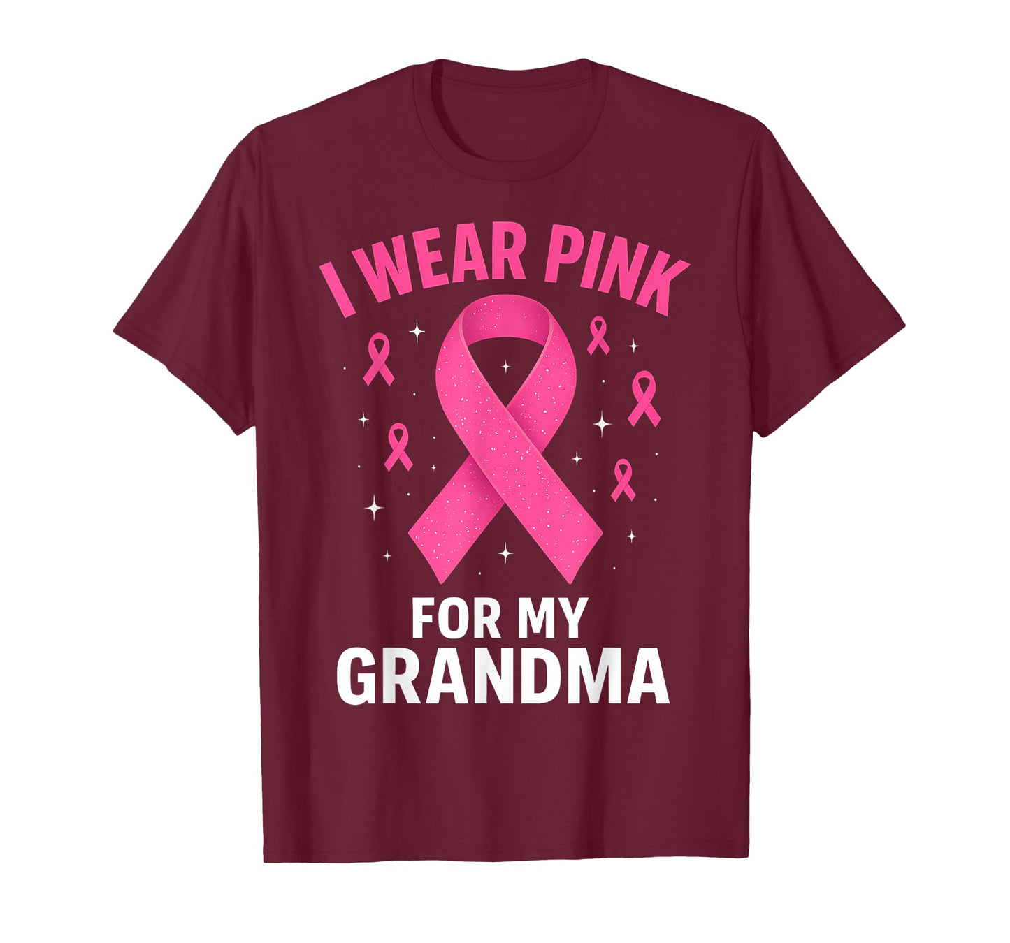 I Wear Pink for My Grandma Cancer Awareness T-Shirt