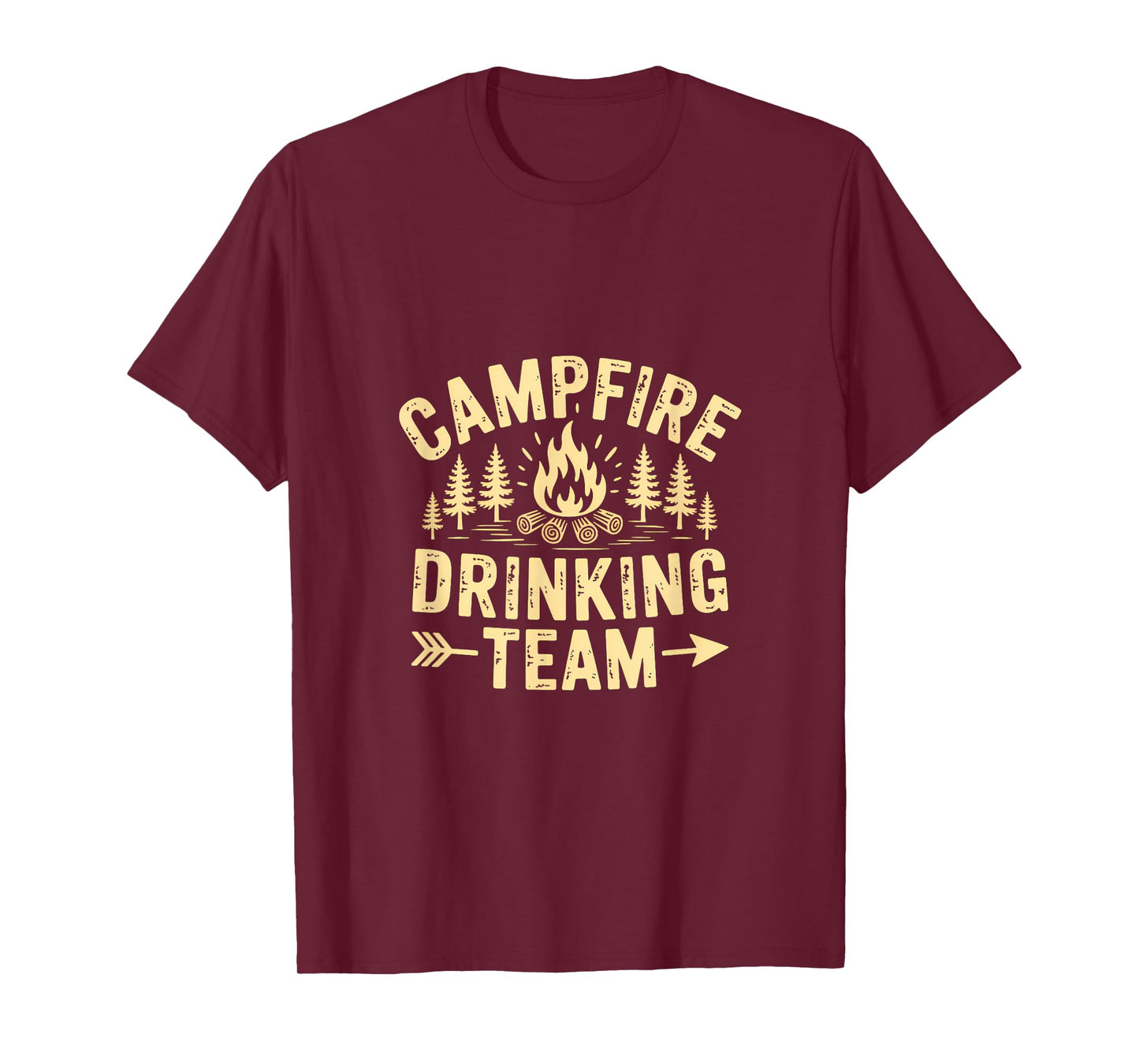 Campfire Drinking Team Outdoor Enthusiast T-Shirt