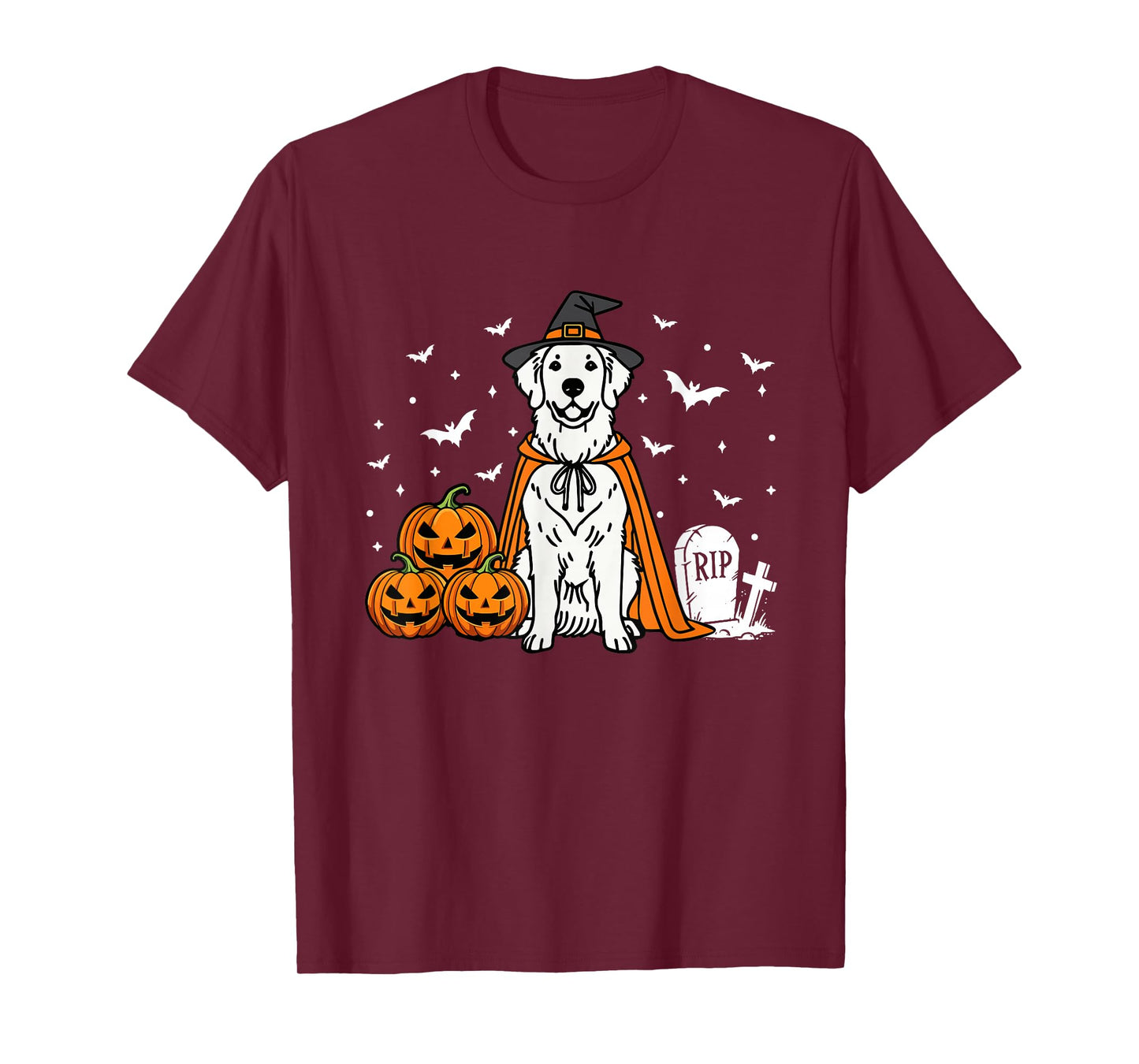 Witch Golden Retriever Halloween Golden Retriever Dog Mom T-Shirt
