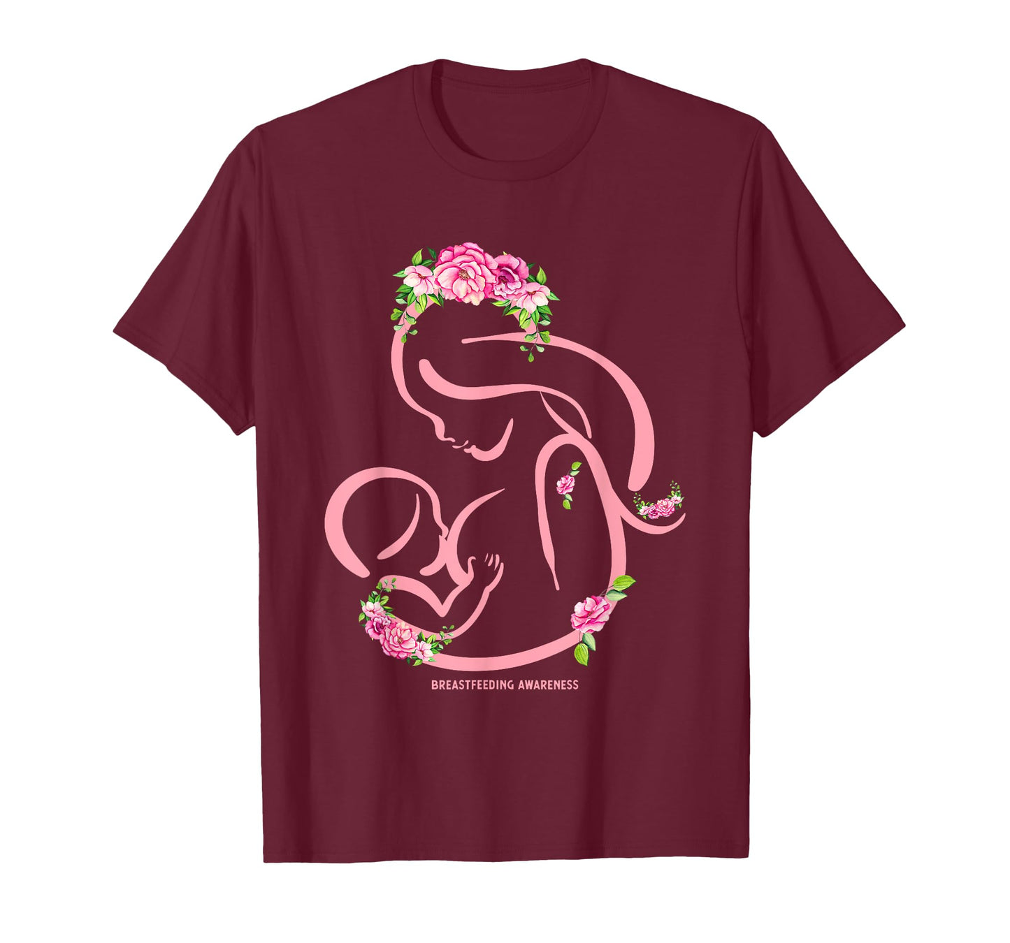 Breastfeeding Awareness Flowers - Normalize Breastfeeding T-Shirt