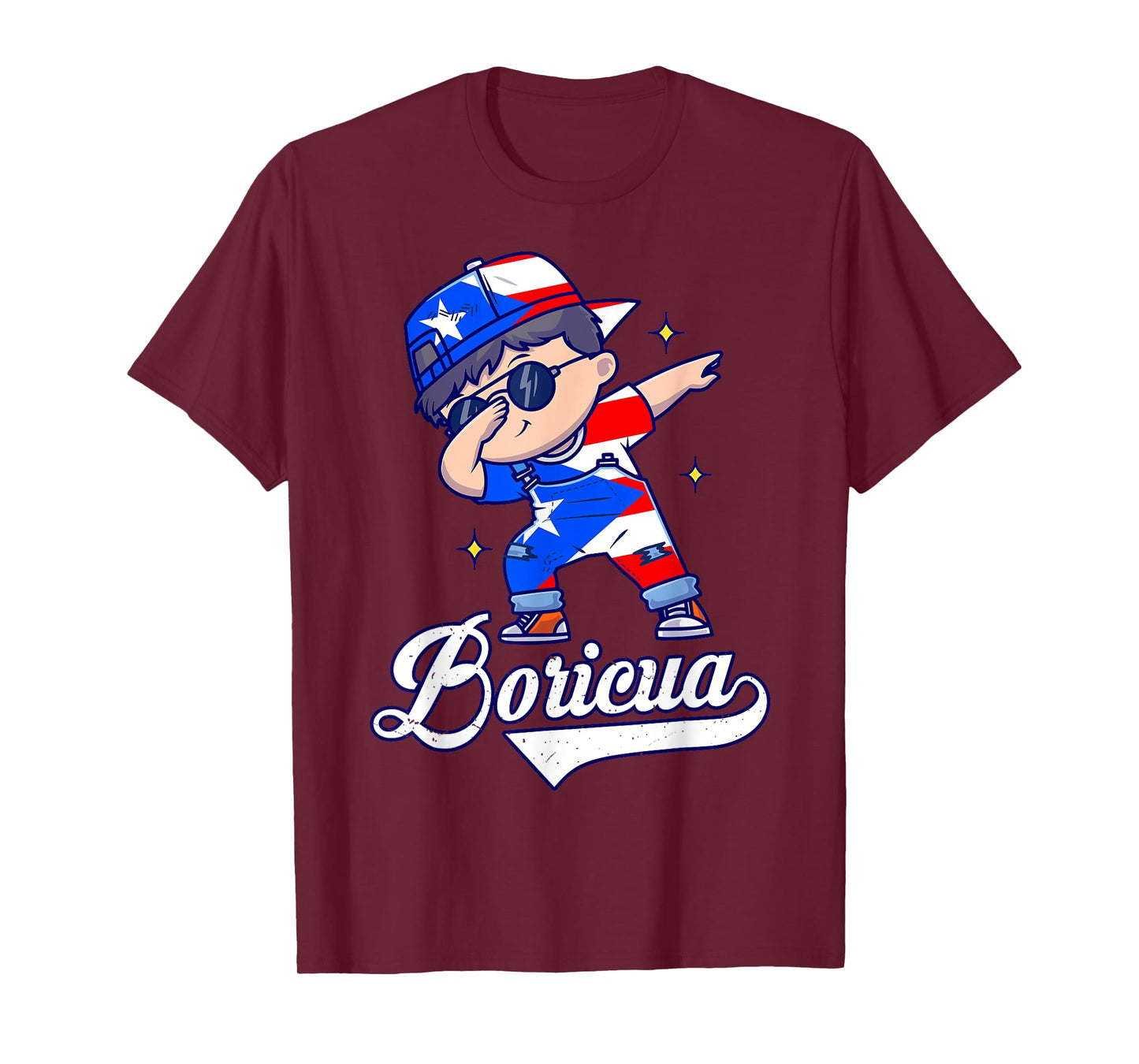 Hispanic Heritage Month Puerto Rico Boricua Kids Boy Rican T-Shirt