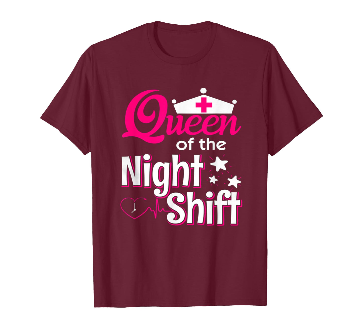 Hot Trend Shirt Queen Of The Night Shift Nurse T-Shirt