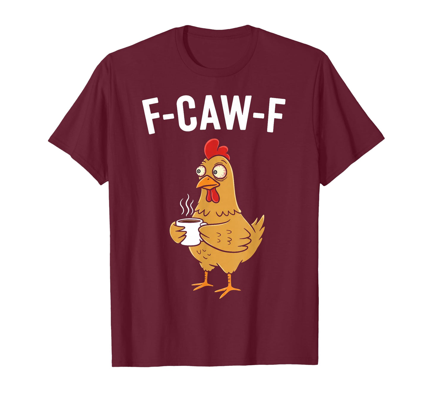 F-Caw-F Black Crow Funny Black Bird Moon Gothic Adult Humor T-Shirt