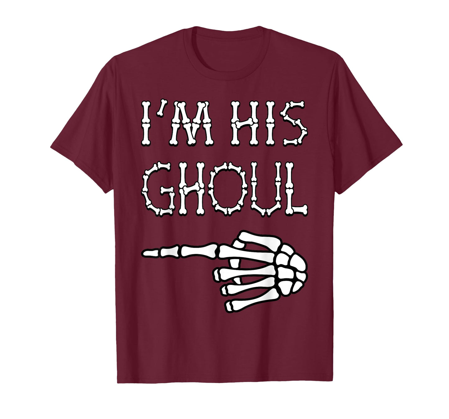 I’m His Ghoul I’m Her Boo Funny Halloween Matching Couples T-Shirt
