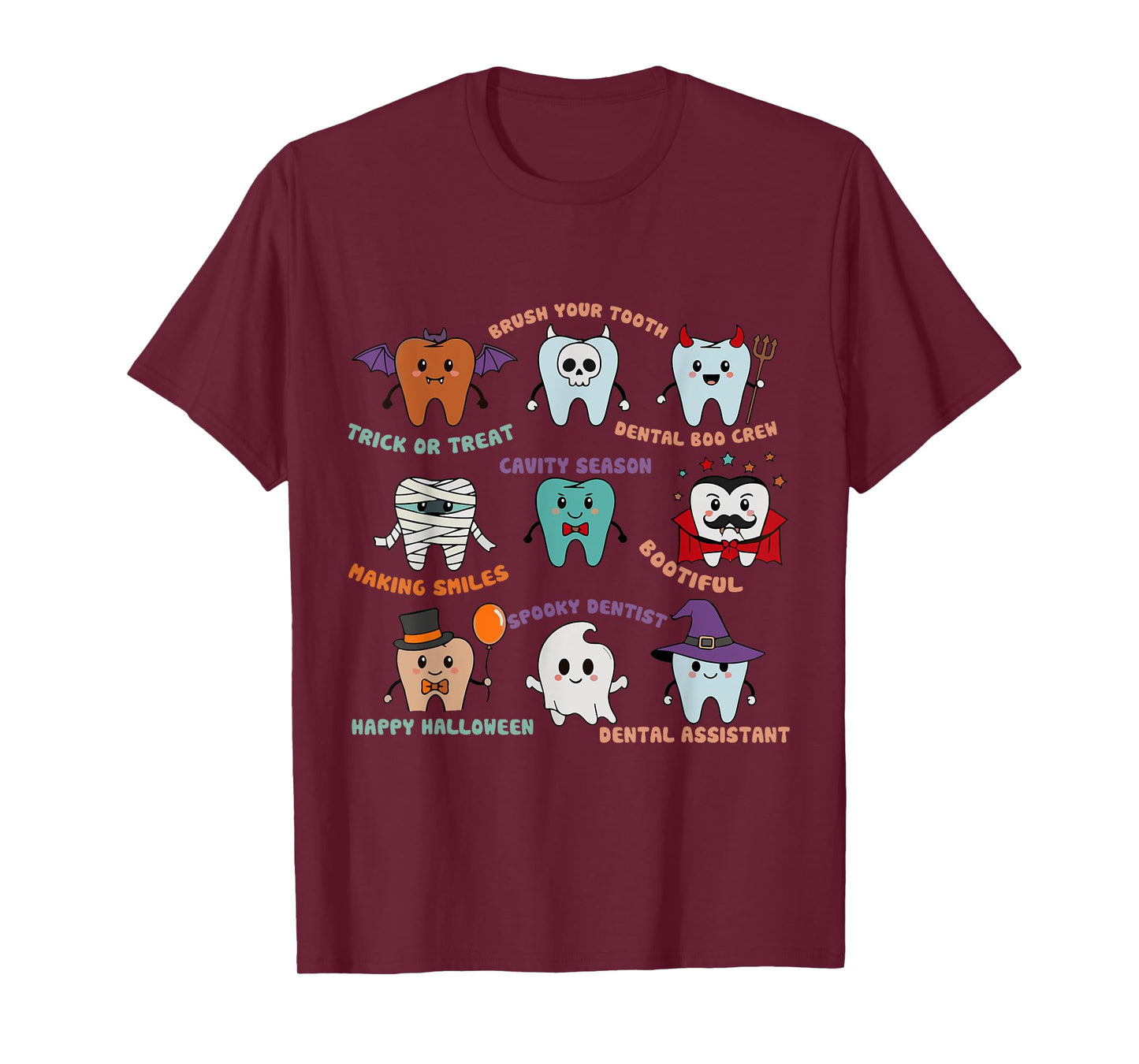 Halloween Dental Office Dental Hygienist Funny for Dentist T-Shirt