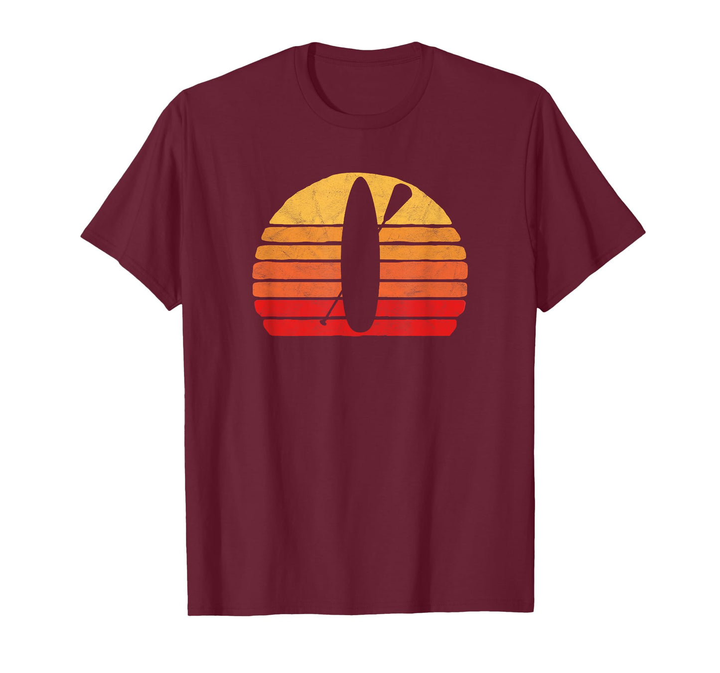 Retro SUP Stand Up Paddle Board Vintage Sun T-Shirt