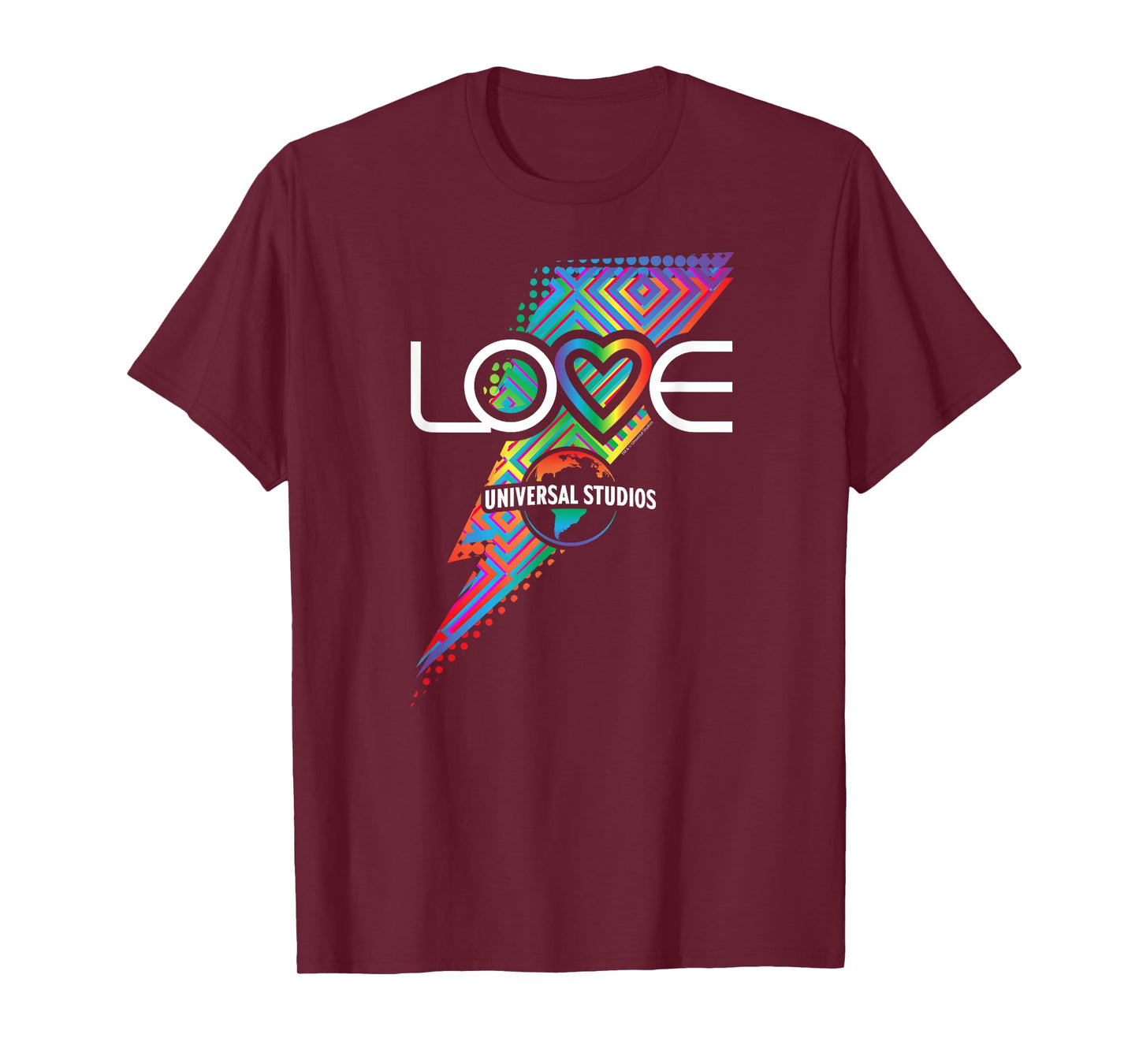 Universal Parks Love Universal Rainbow Bolt T-Shirt