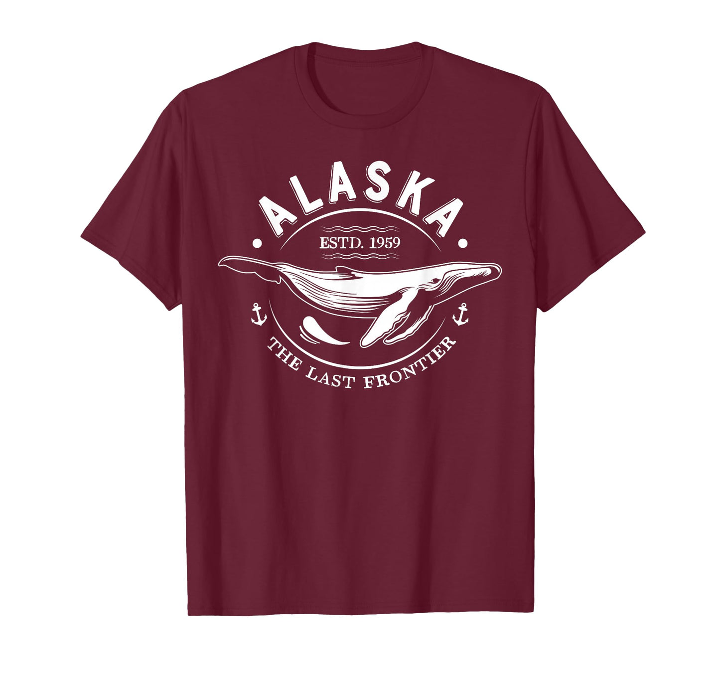 Alaska The Last Frontier Whale Home Cruise Vintage Men Women T-Shirt