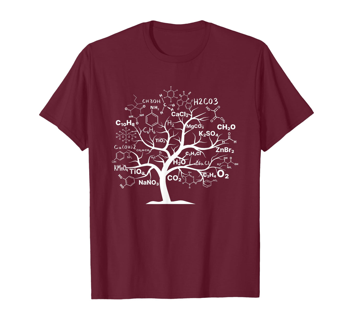 Funny Chemical Tree. Where Chemistry Meets Nature T-Shirt