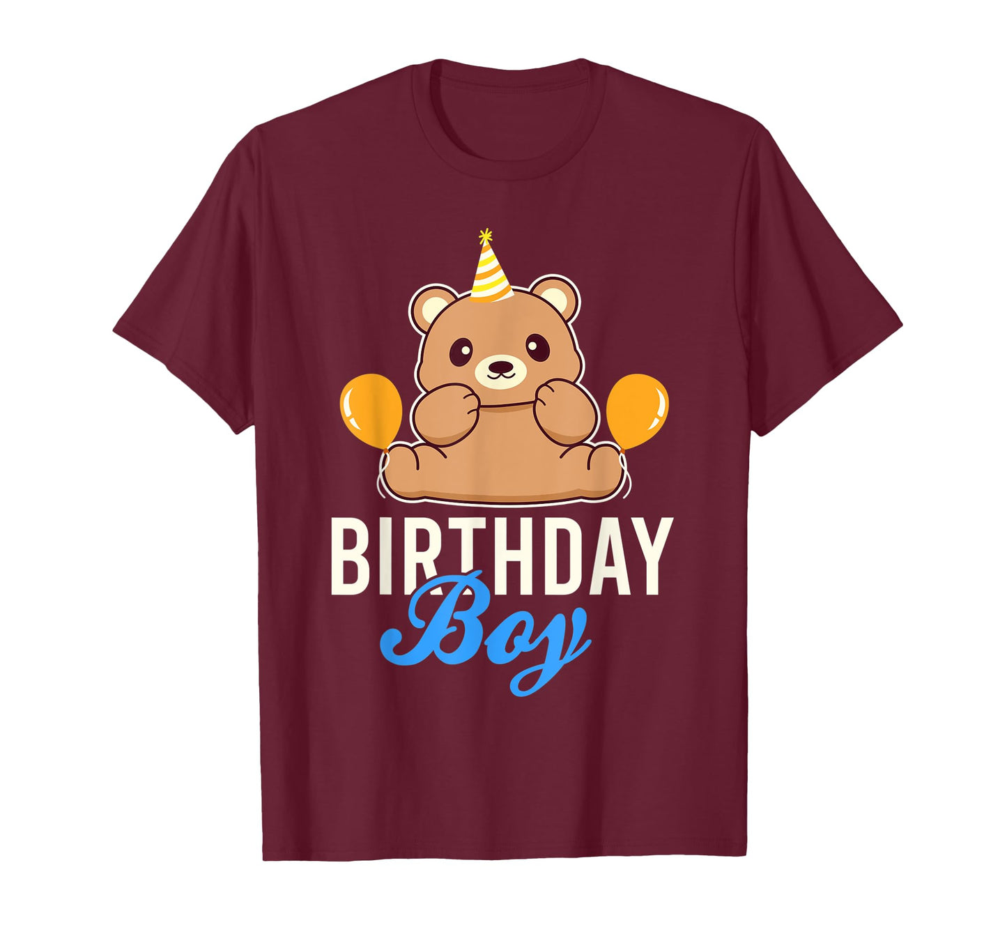 Cute Bear Birthday Boy T-Shirt