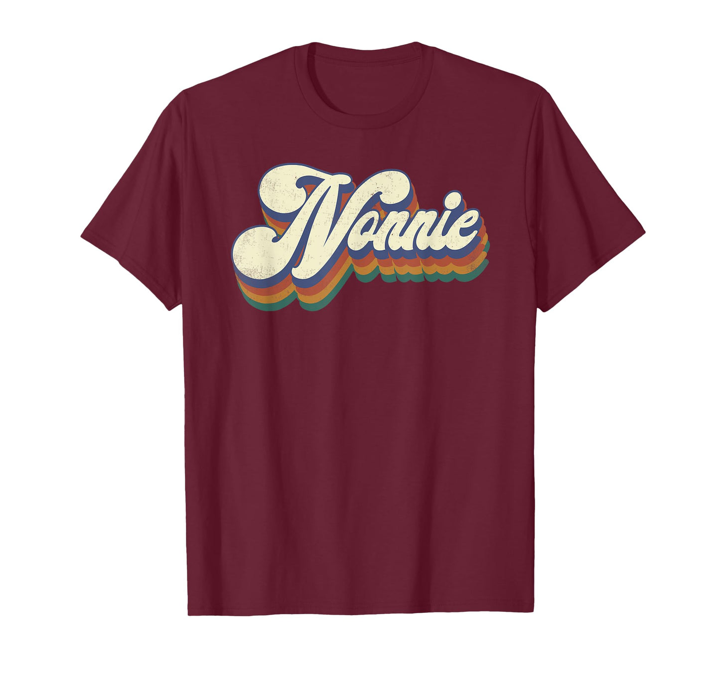 Nonnie Gifts For Grandma Retro Vintage Mother's Day Nonnie T-Shirt