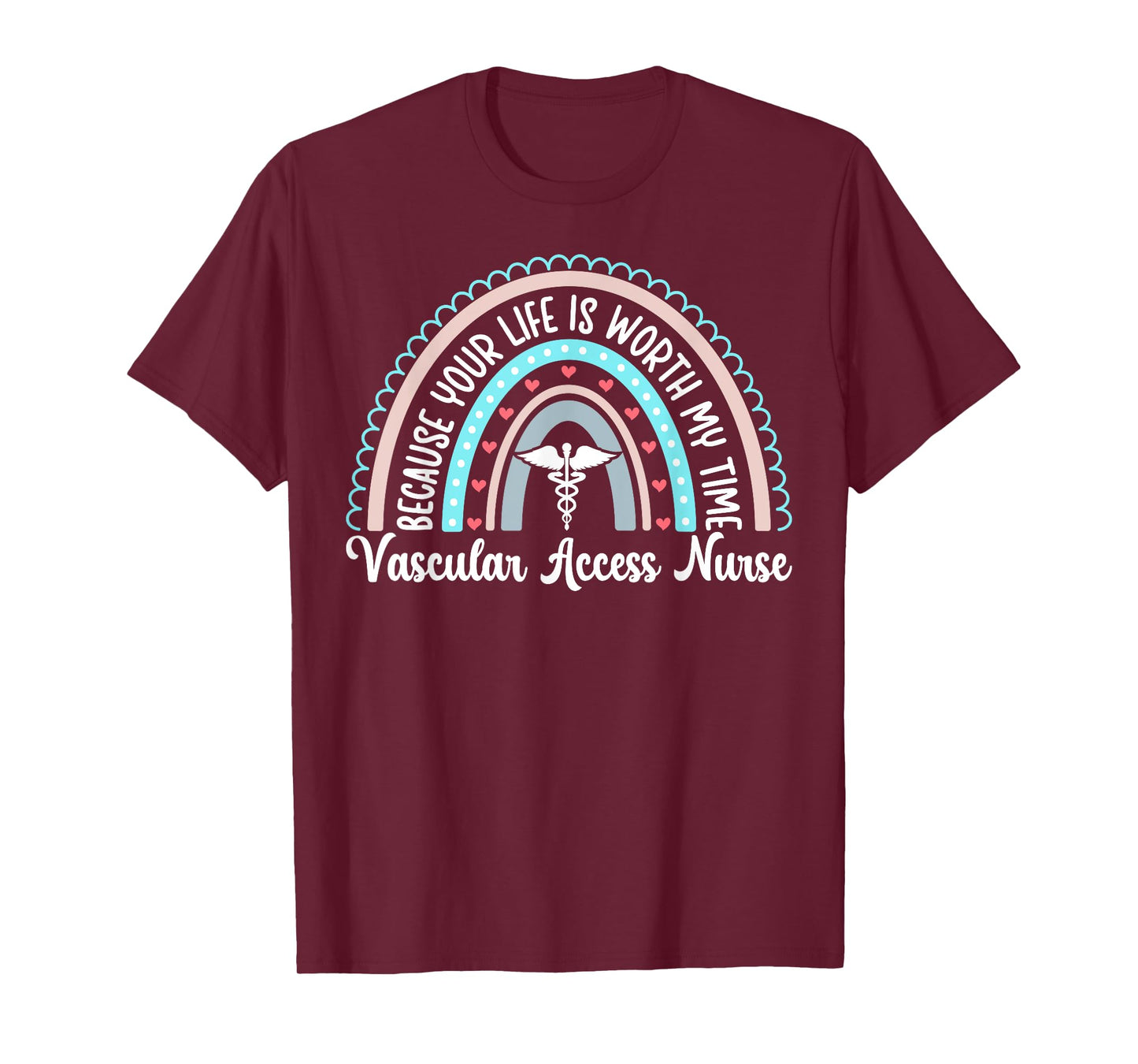 Vascular Access Nurse Rainbow Vascular Access Nursing T-Shirt