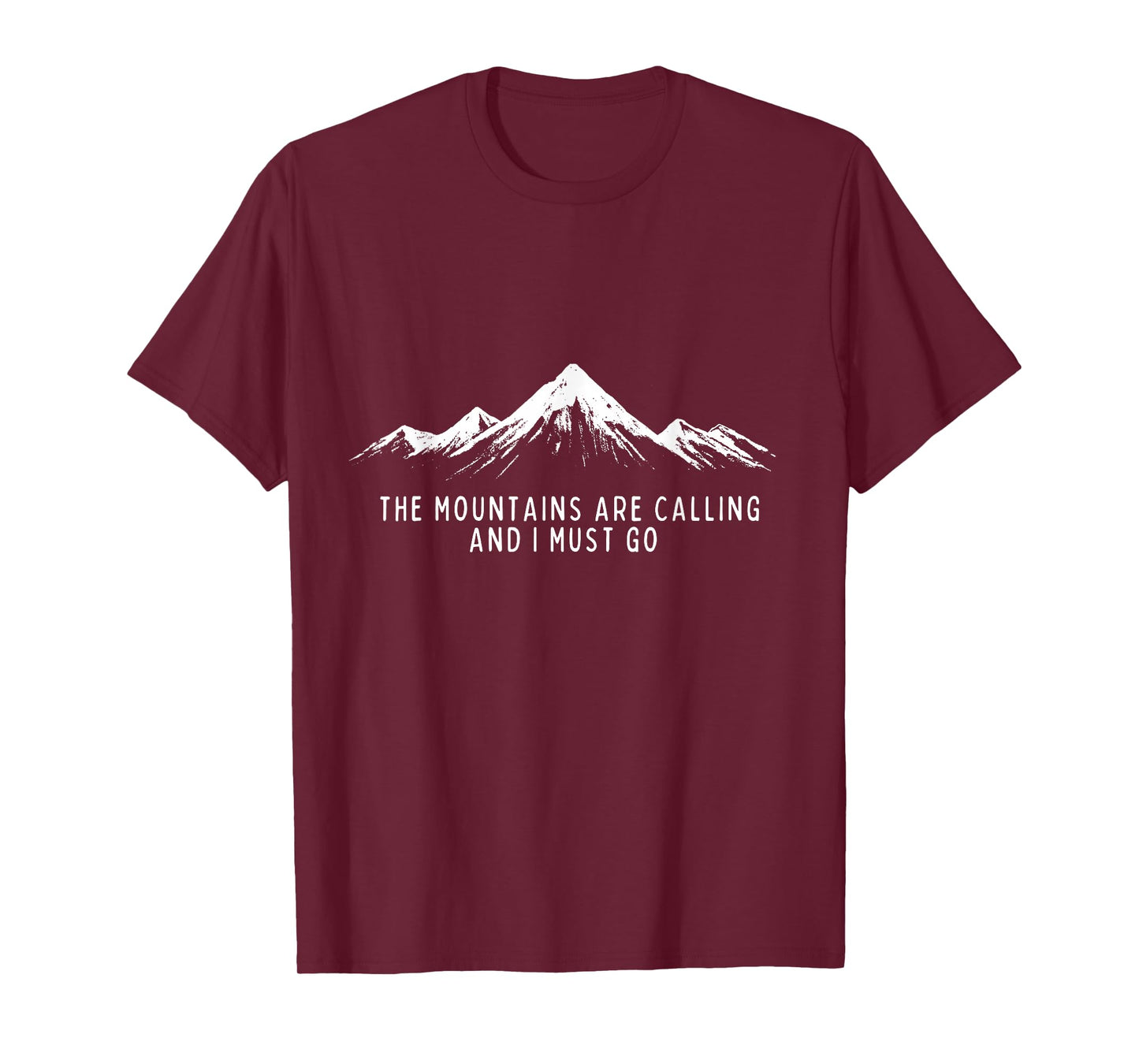 The Mountains are Calling and i Must Go Vintage Men Women T-Shirt
