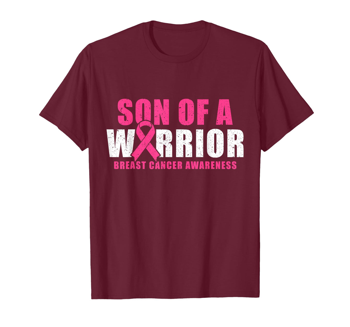 Son Of A Warrior Breast Cancer Awareness T-Shirt