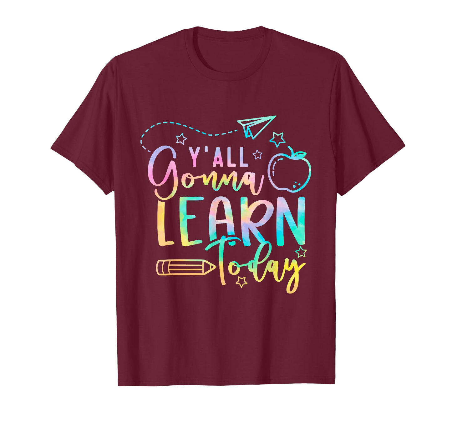 Y'all Gonna Learn Today Back to School Teacher Kids T-Shirt