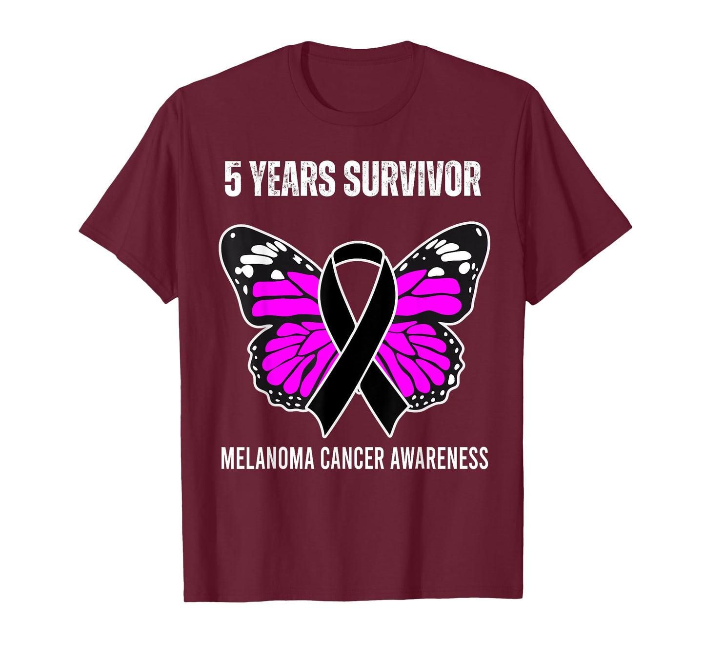 5 Years Melanoma Free Skin Cancer Survivor T-Shirt