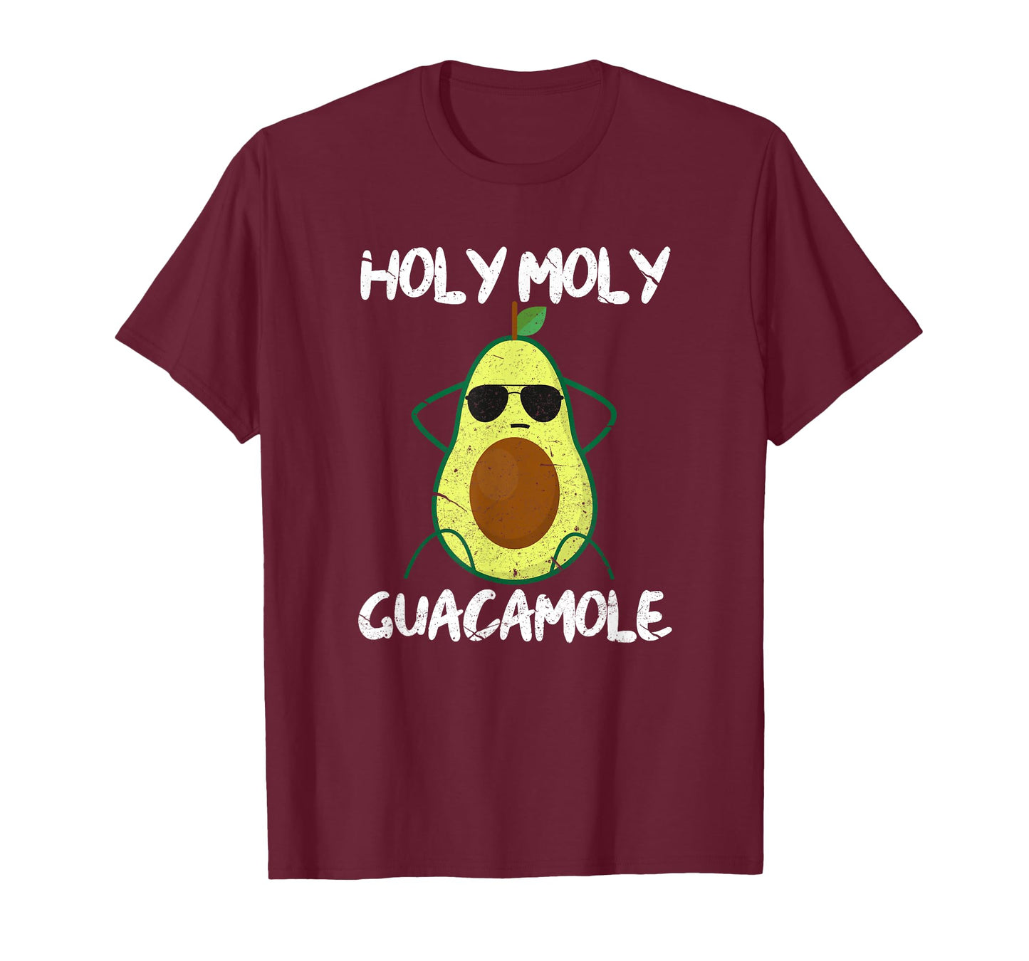 Holy Moly Guacamole Funny Avocado Vegan Veganism T-Shirt